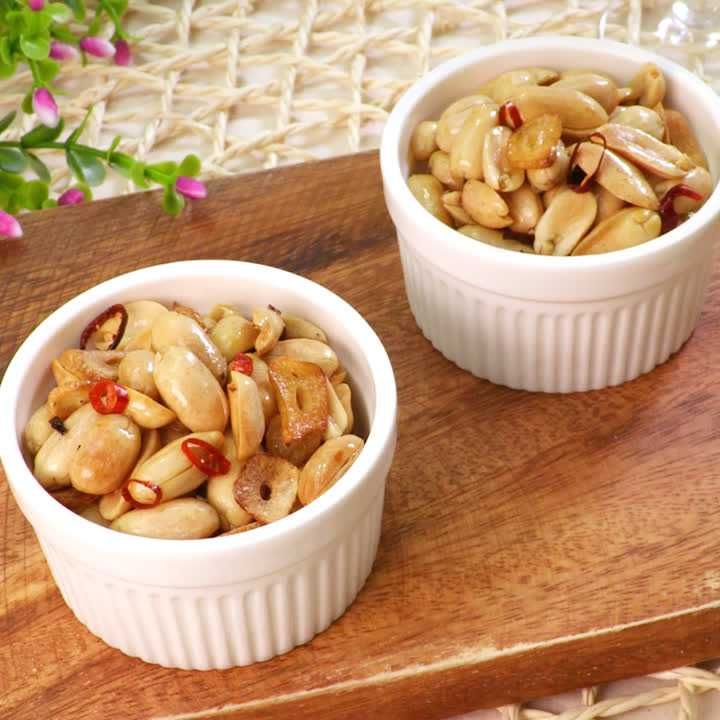 落花生の炒り方