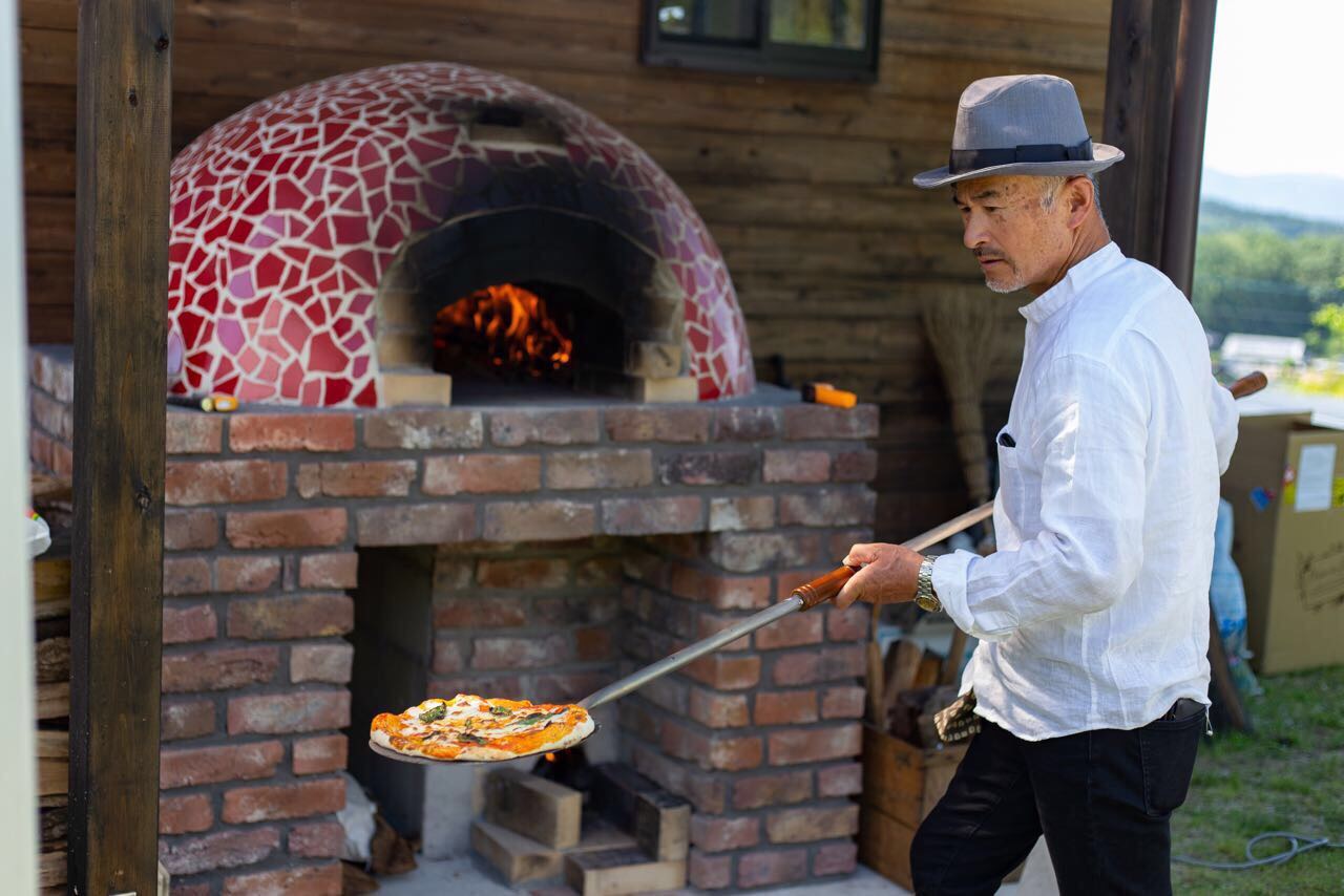 自作ピザ窯