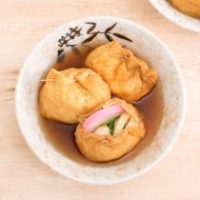 油揚げの中から 行列店の名物うどん「巾着きつね」 - たべぷろ