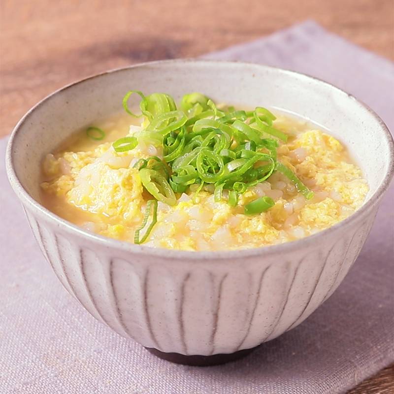 ほっこり優しい たまご雑炊