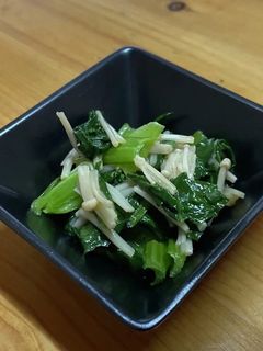 レンジで簡単‼速攻おつまみ★えのきのたらこバタ