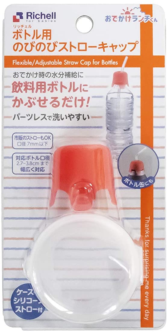 スケーター ペットボトルロングストロー付キャップ 介護 PSHC10 1個 - アスクル