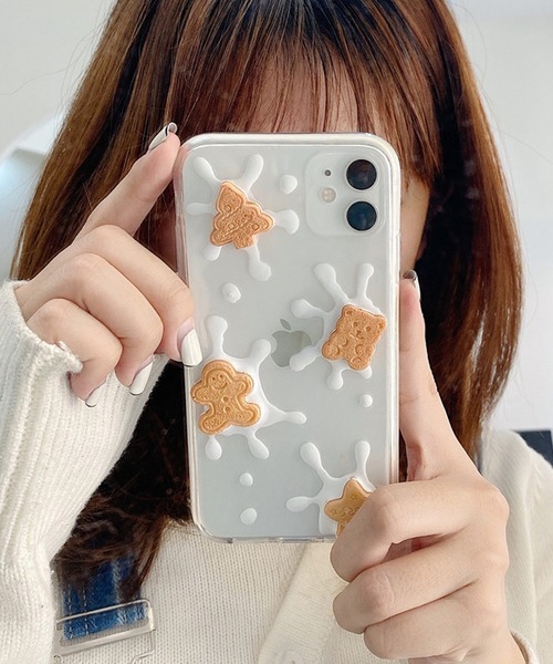 デコ電 iPhone15 iPhoneケース パステル お菓子 - メルカリ