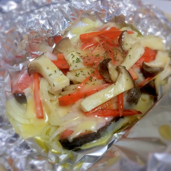 たらの「バタぽん」ホイル焼き