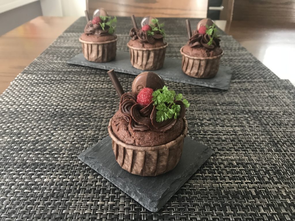 簡単チョコカップケーキ