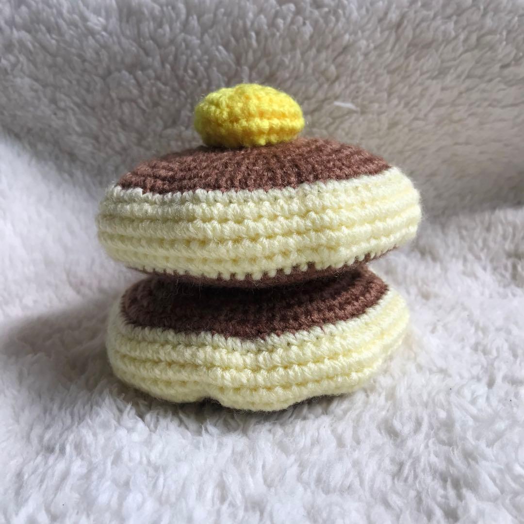 ロールケーキ食べ物あみぐるみ