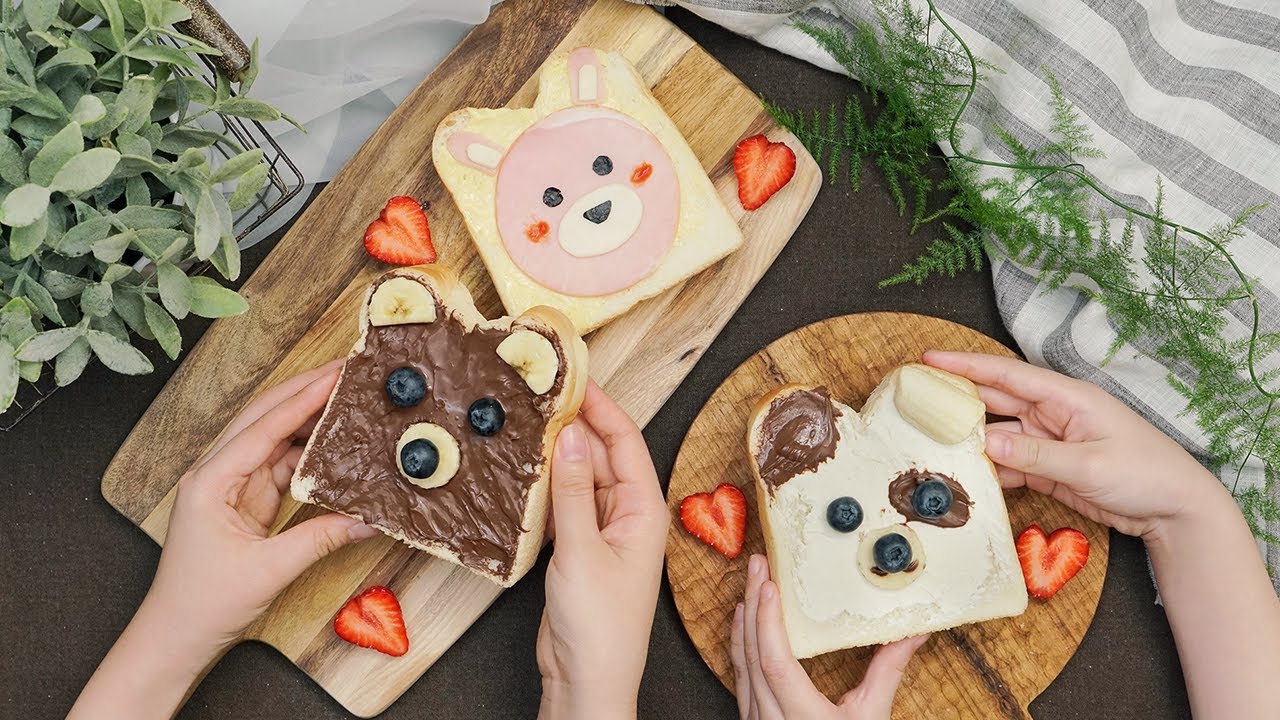 ヴィドフランスの食パンを使った トーストアートをご紹介🍞🎨✨  今回ご紹介するのは