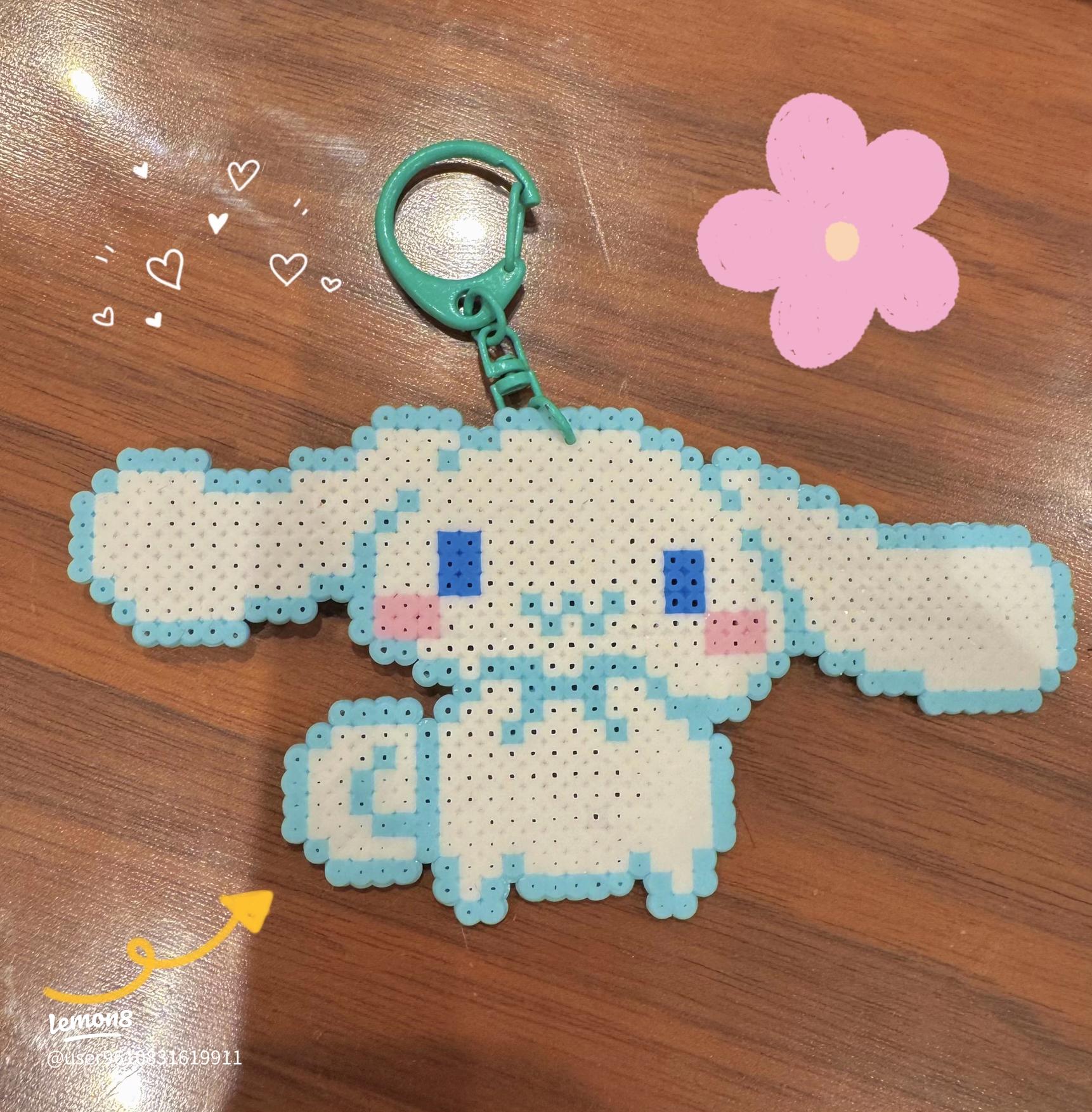 アイロンビーズ 冷たい飲み物で気分を涼しく! perler beads cool Juice and soda!ラムネ メロンソーダ