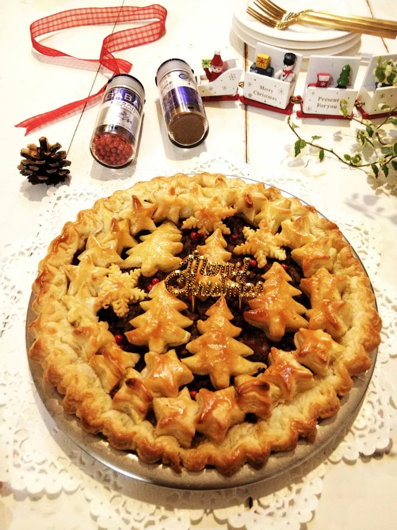 ミートパイ リースサラダ ローストビーフ クリスマスパーティー料理 クリスマス などのインテリア実例 - 2022-12-19 06:39:37RoomClip ルームクリップ