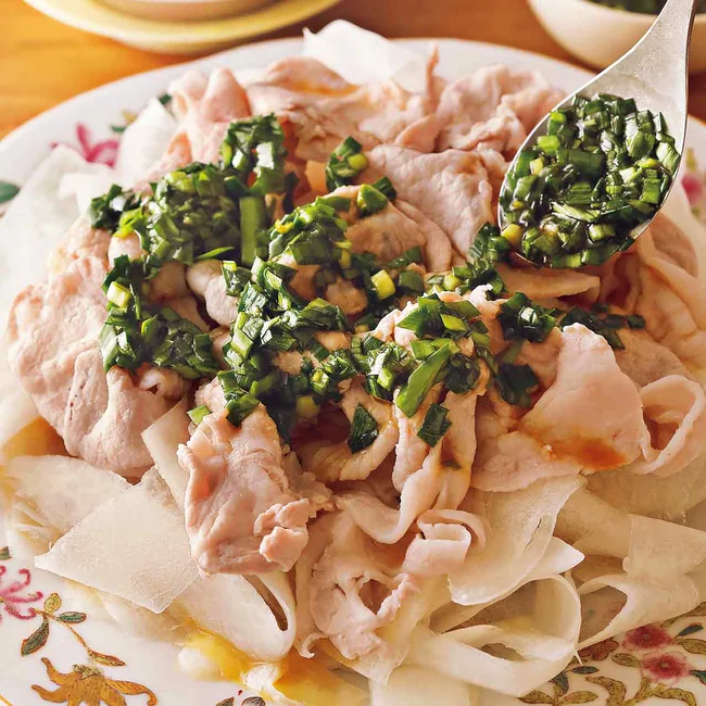 ピリ辛にらだれの冷しゃぶ わが家は焼肉屋さん使用