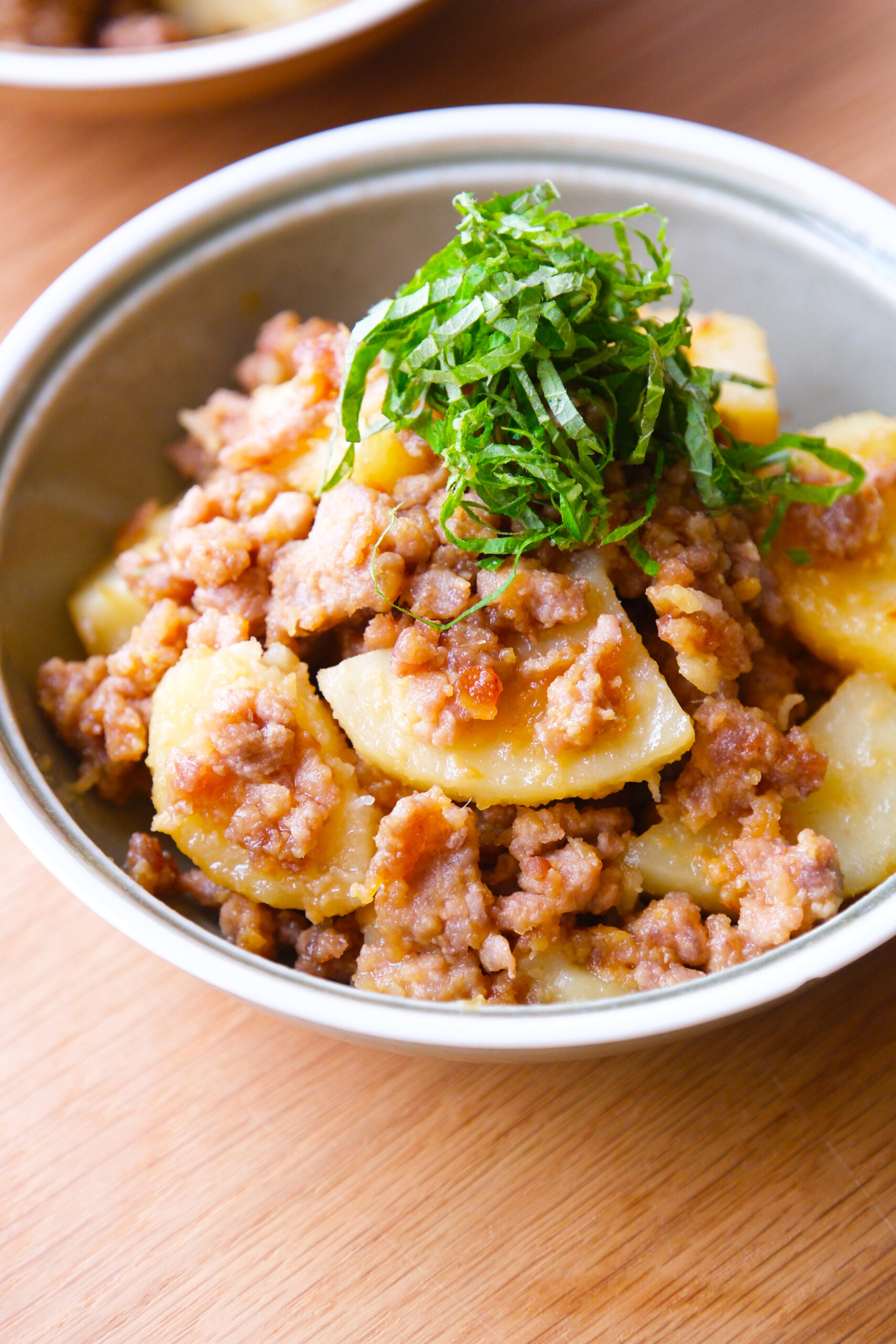 鶏じゃがみそバター炒め