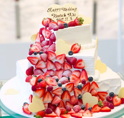 ウェディングケーキ 3段