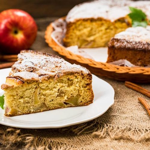 りんごたっぷり お花のりんごケーキJAグリーン長野