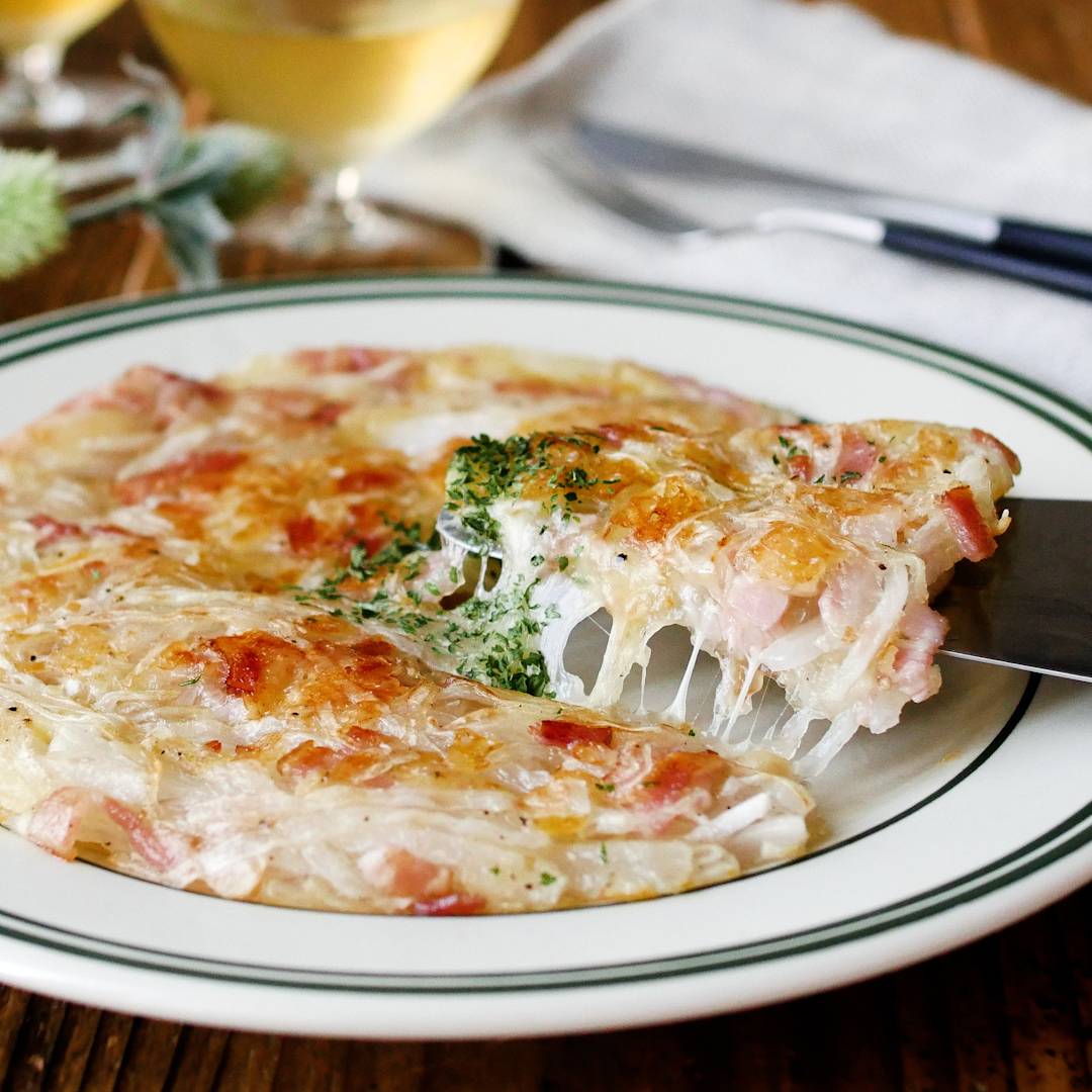 ベーコンチーズdeカリもち大根餅作り置き大量消費