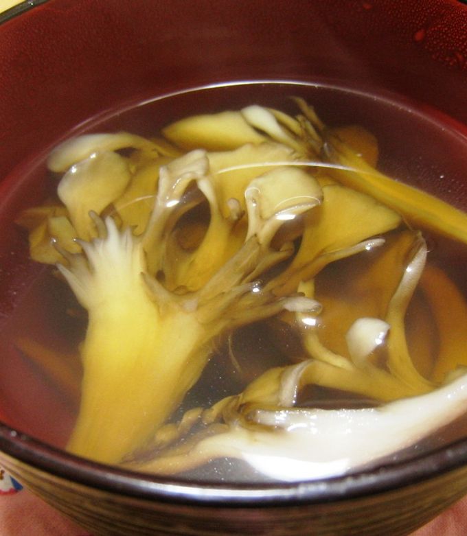 焼まいたけのお吸いものアレンジレシピ味ひとすじ 永谷園