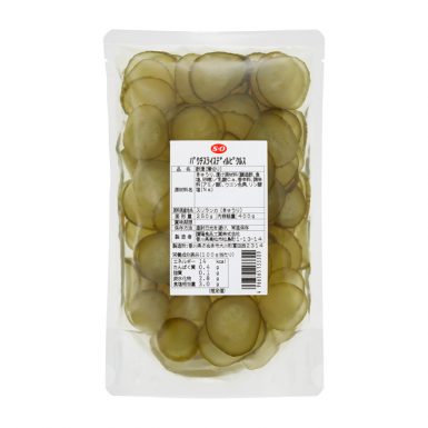 冬瓜 スライスして塩もみ お酢と砂糖でピクルス 冬瓜、生でも美味しい😋簡単レシピ酢の物