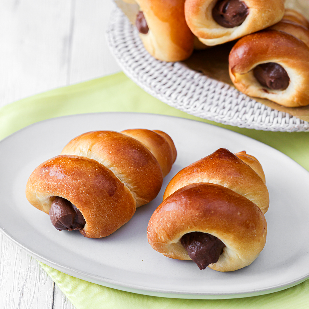 形を変えるだけ♪低糖質ふすまの可愛いチョココロネ