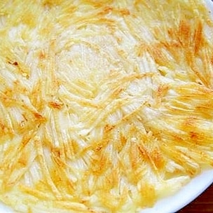 じゃがいもとにんじんのガレット 混ぜて焼くだけでめちゃ旨♪