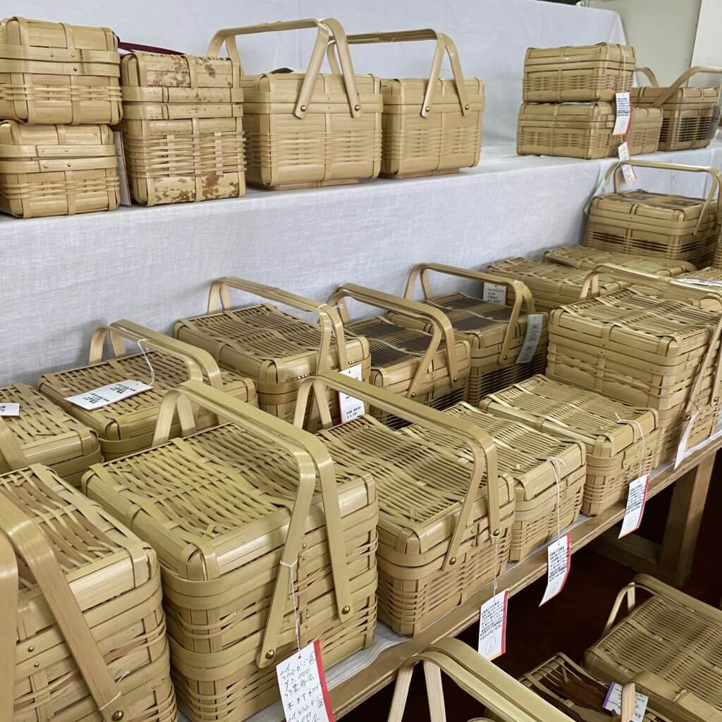 国産 スズ竹弁当箱 篠竹虎斑竹専門店 竹虎