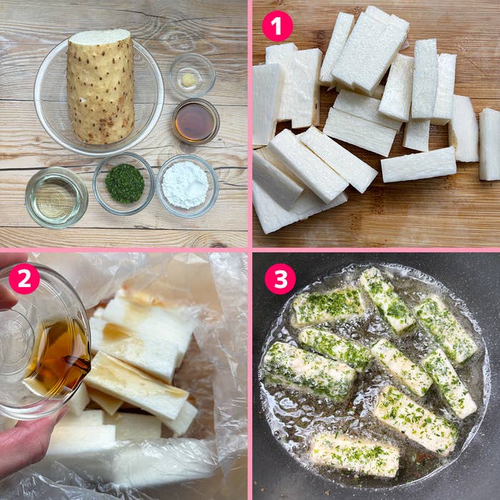 さっくりもちもち! 山芋もち揚げ