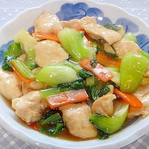 チンゲン菜のポン酢おろし