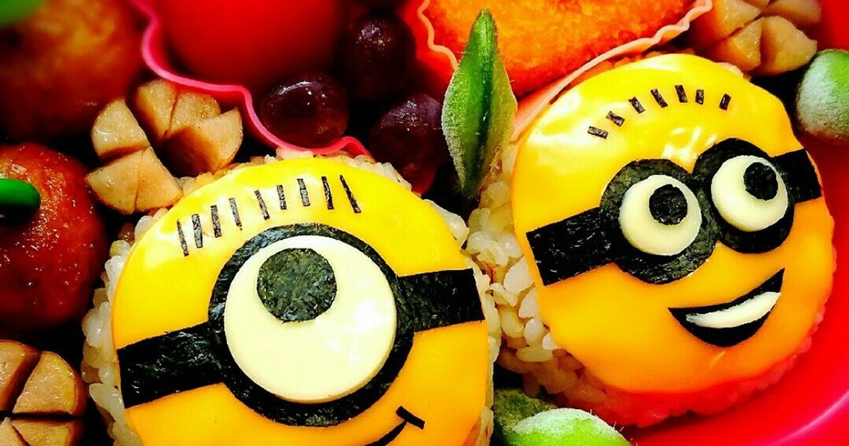 ミニオンズ ミニオンのキャラ弁①～おにぎり・デコごはん・オムライス～ お弁当mancystyle