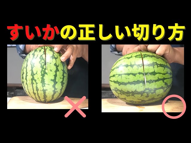 何個に切っても同じ甘さ!スイカの切り方