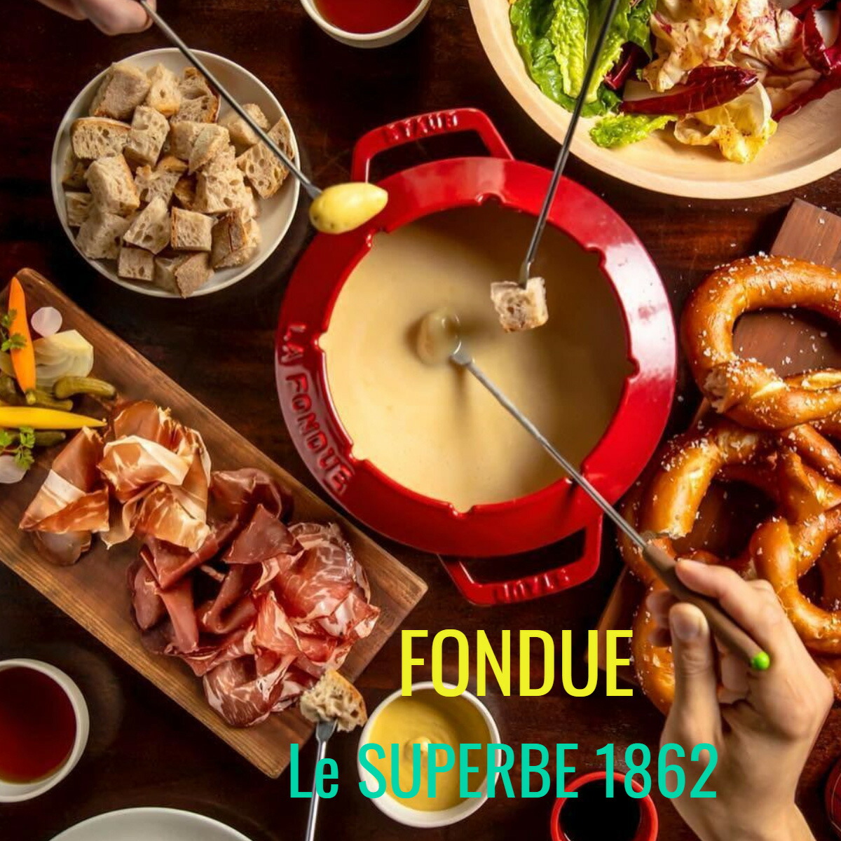 パーティにぴったり！ ホットプレートでチーズフォンデュ