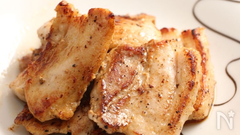 豚肉のシンプル塩ソテ