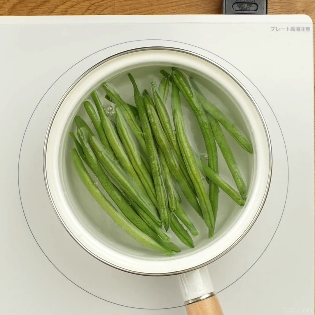 レンジで簡単！いんげんの胡麻和え