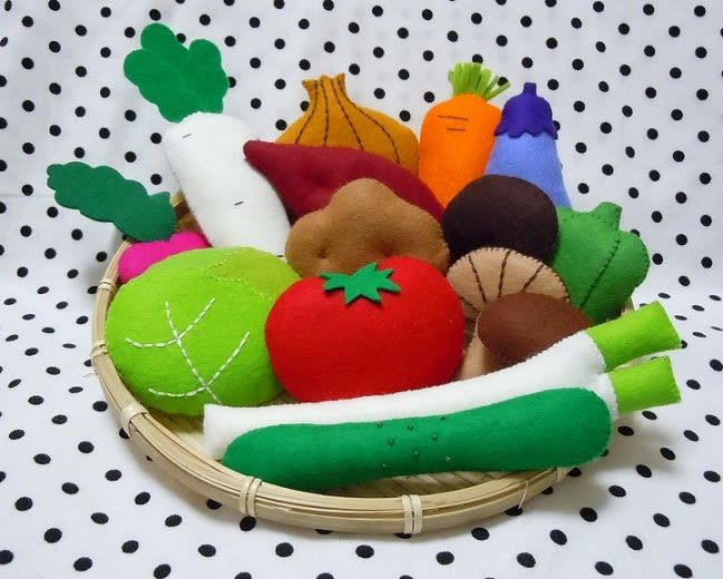 フェルトの野菜作り にんじん☆子育てＢＬＯＧ☆