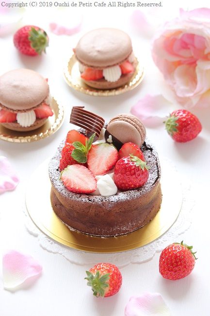 メレンゲなしの簡単ハート型ガトーショコラ♥️バレンタインにオススメ😘