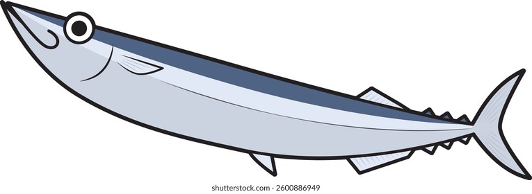 サンマのイラスト無料のフリー素材 イラストエイト