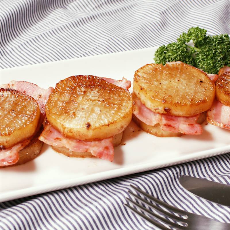 大根とベーコンのグラタン」のつくり方。とろっとした大根とクリーミーなソースが好相性松田美智子の季節の仕事