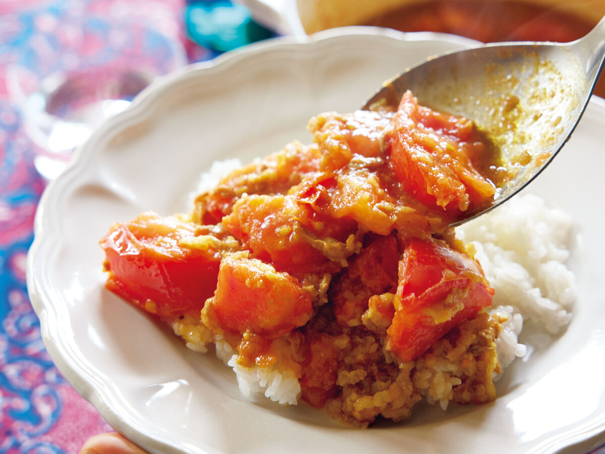 無水トマトカレーの簡単レシピ