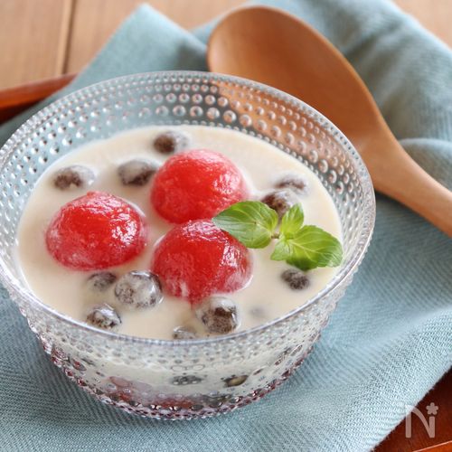 小玉スイカゼリ