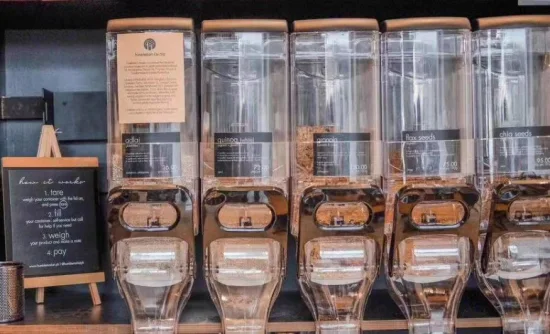 コーヒー豆ディスプレイ