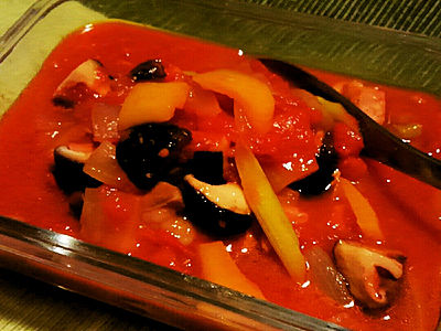 デルモンテの完熟トマトソースで‼美肌効果に❤トマトソースde洋風肉じゃが