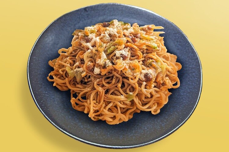 ペヤングソース焼きそば×レモン胡椒＆野菜炒め - cuiJine クイジーニ