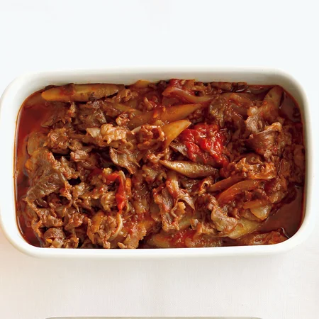 牛肉とミニトマトの炒め物のレシピぱくぱく献立くん 料理レシピ