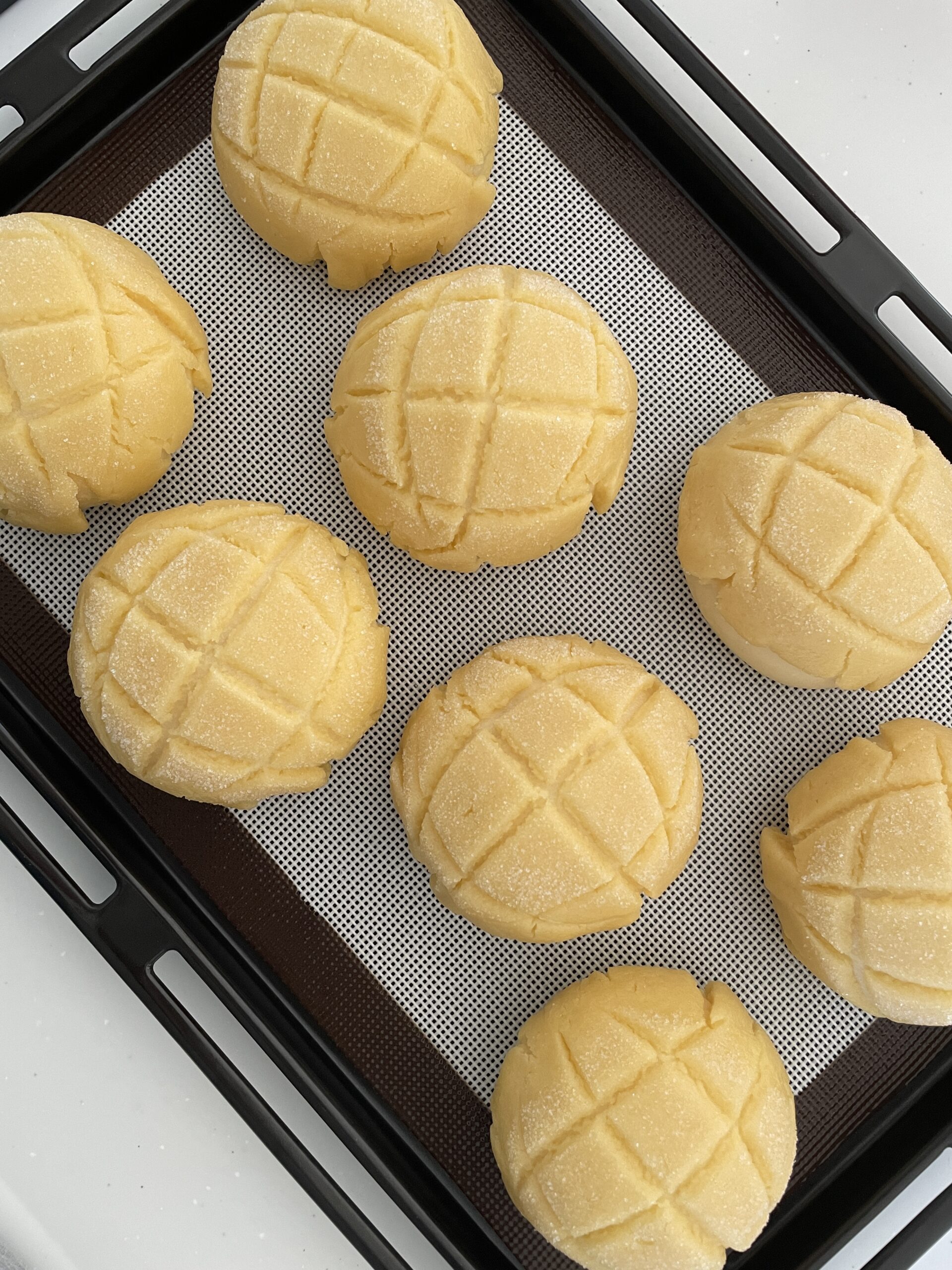 メロンパン風クッキー - 株式会社 波里Namisato米粉・もち粉・上新粉・胡麻・きな粉の製造販売FOOD ACTIONNIPPON 推進パートナ