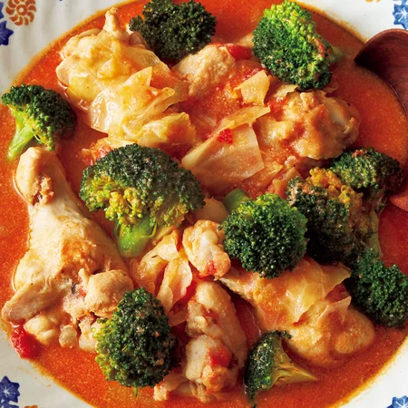 鶏むね肉とキャベツのクリーム煮