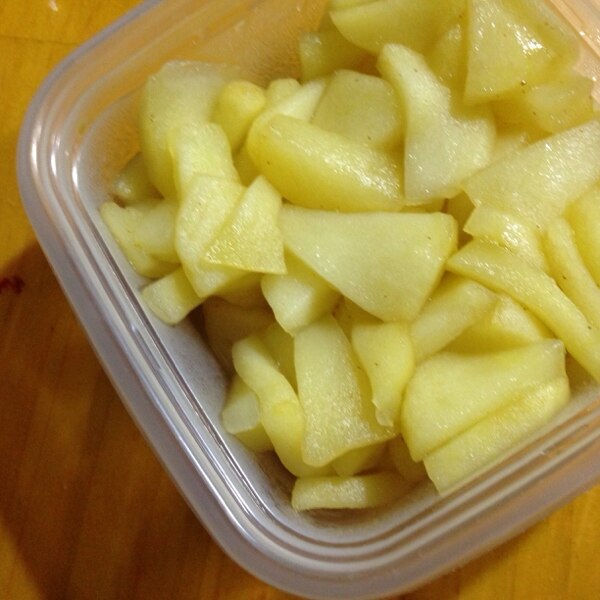 レンジで簡単♪シナモン香るりんご煮