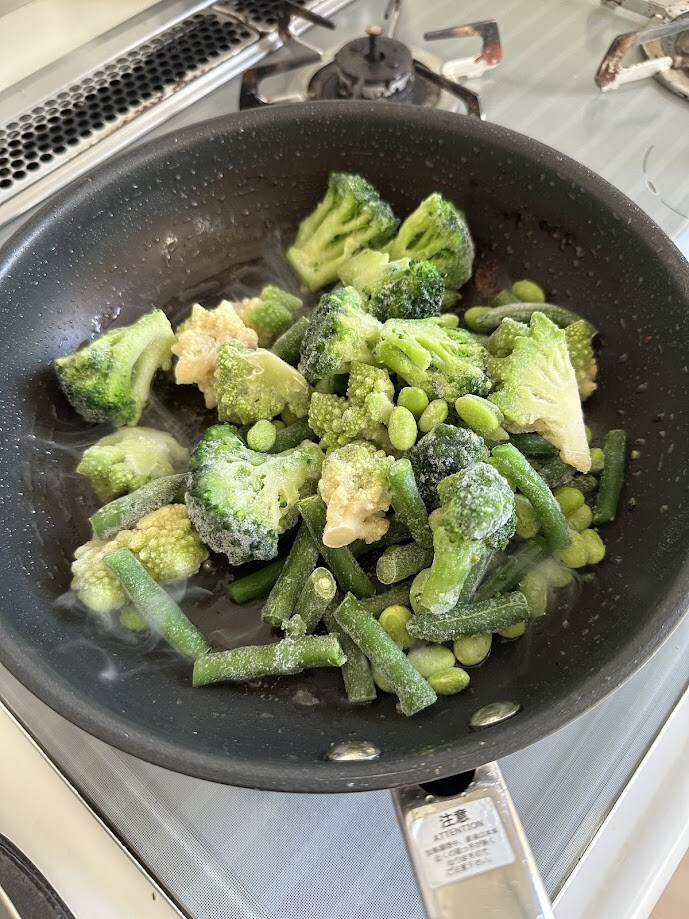 冷凍野菜 冷凍ブロッコリーの簡単フライパンソテ