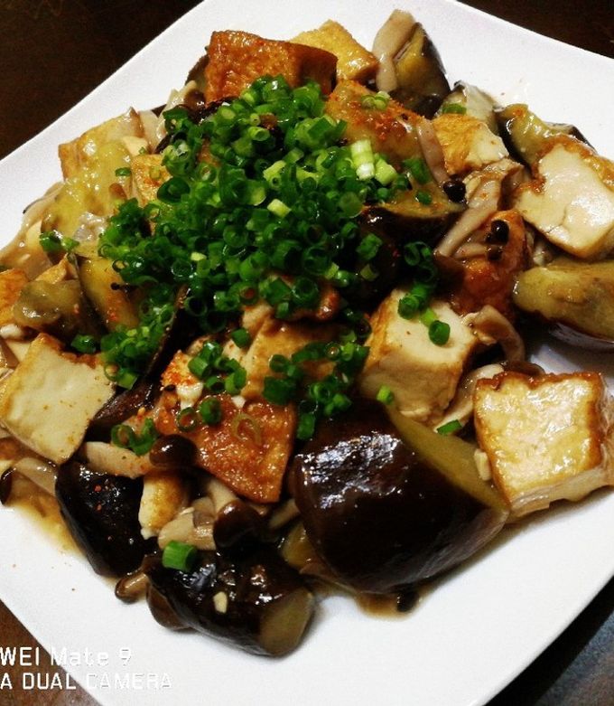 なすの甘酢あんかけ