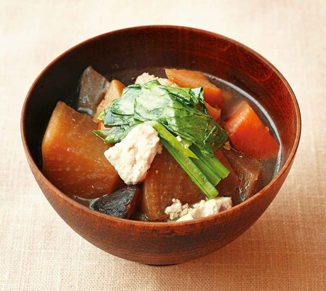 冷やしけんちん汁フランテ