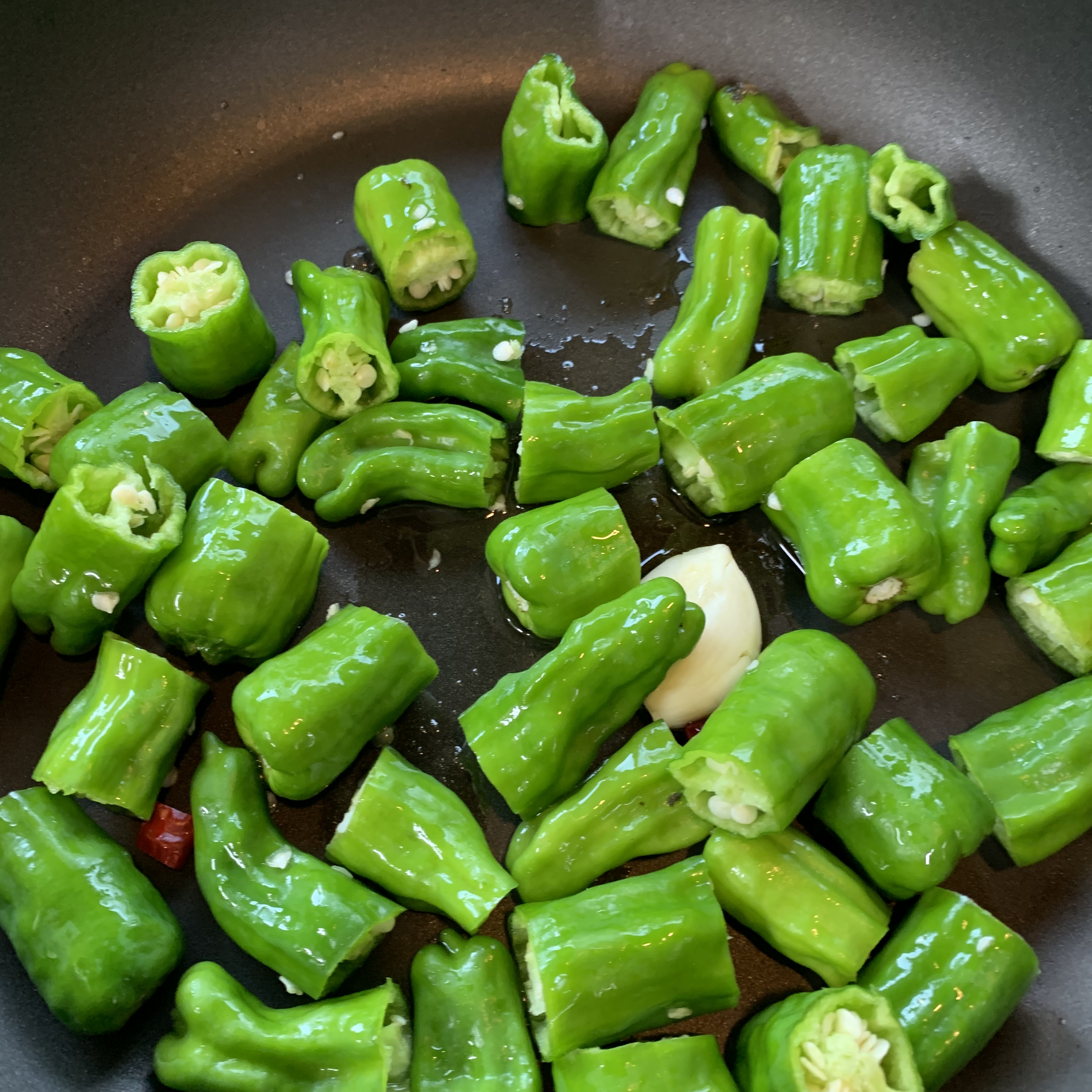 ししとうの味噌炒め