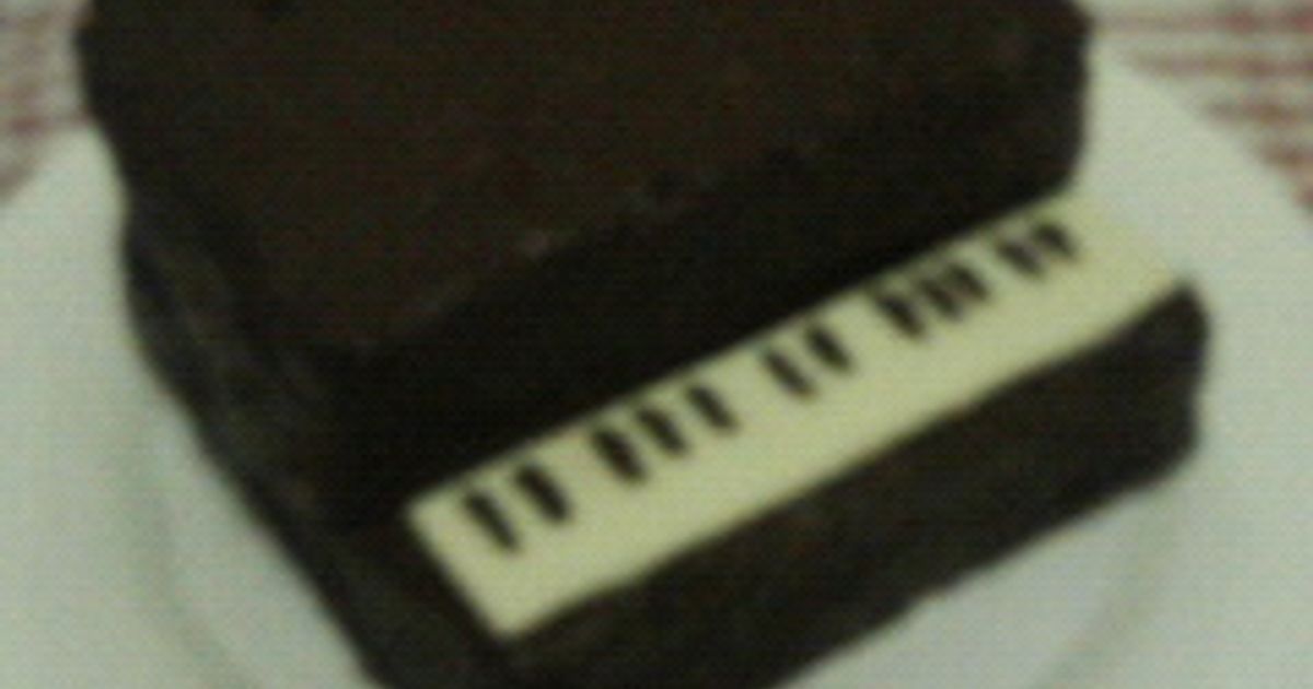 立体ピアノケーキ❤ │ ご予約専門店 ケーキ工房ポムのブログ