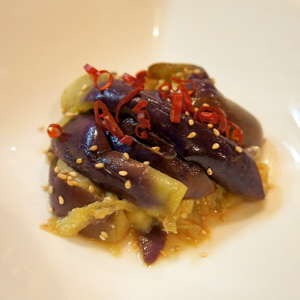 レシピ レンチン茄子のピリ辛香味ナムル - しにゃごはん blog