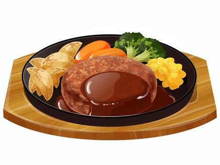 ハンバーグのイラストかわいいフリー素材集 いらすとや